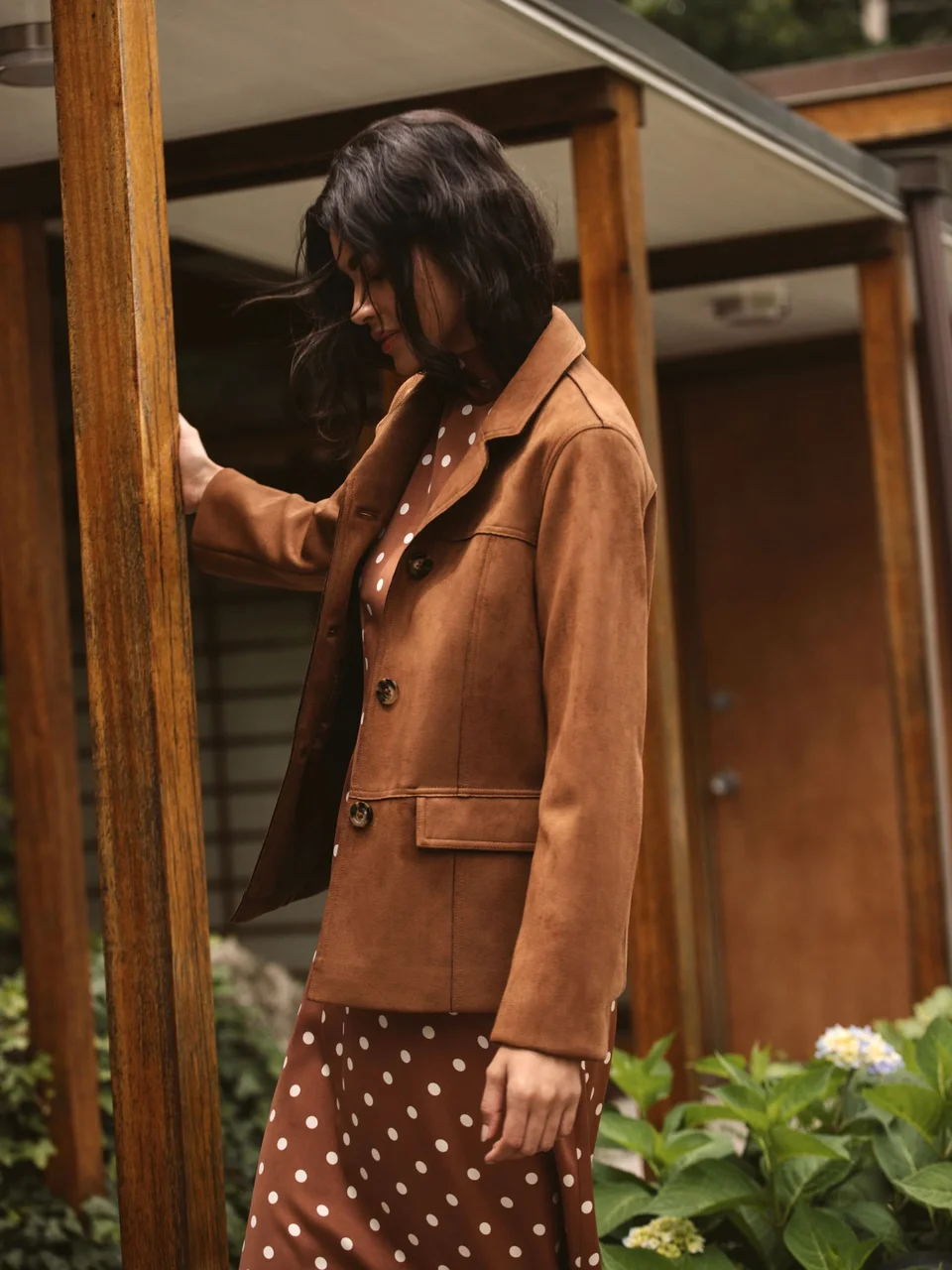 Alternative view of Faux Suede Jacket