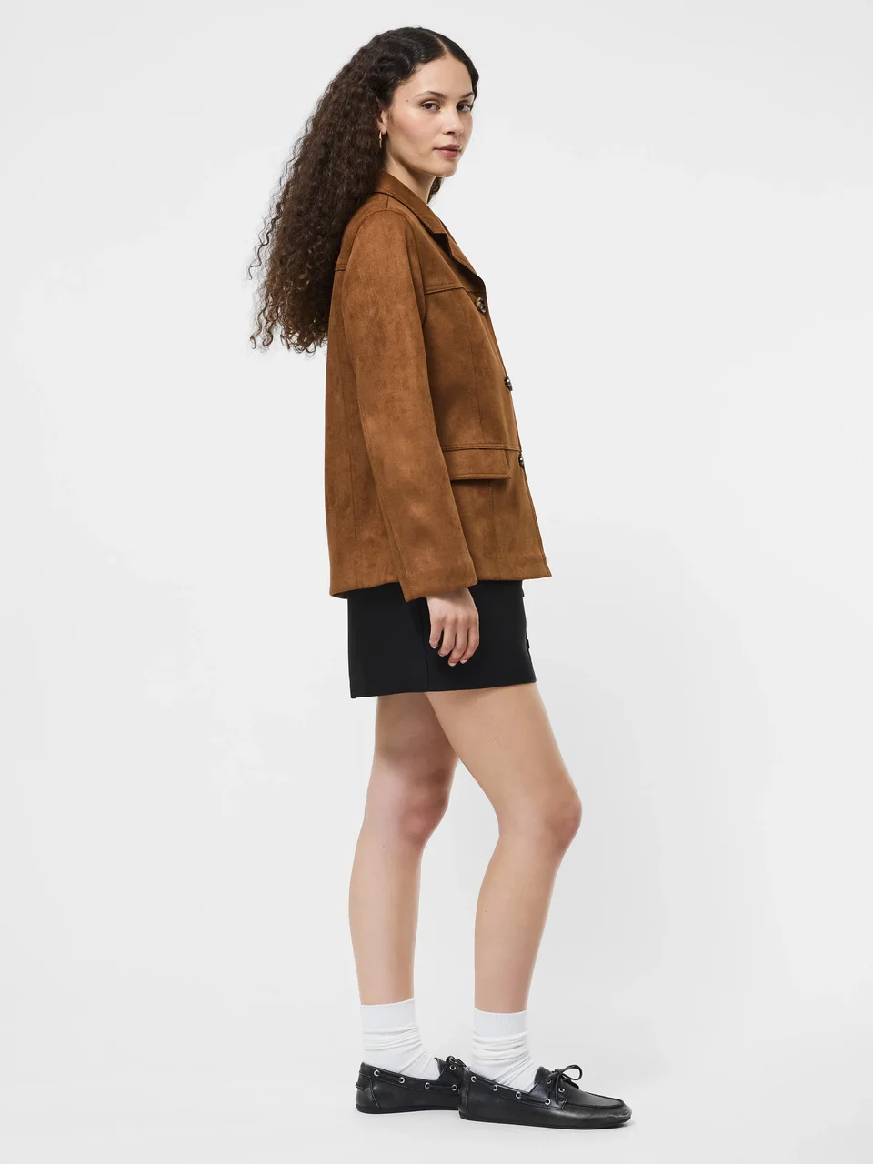 Faux Suede Jacket - Image 5