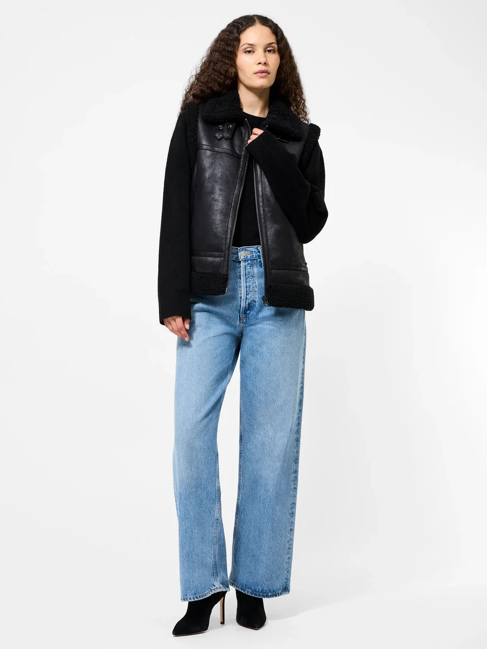 Faux Suede Sleeveless Gilet