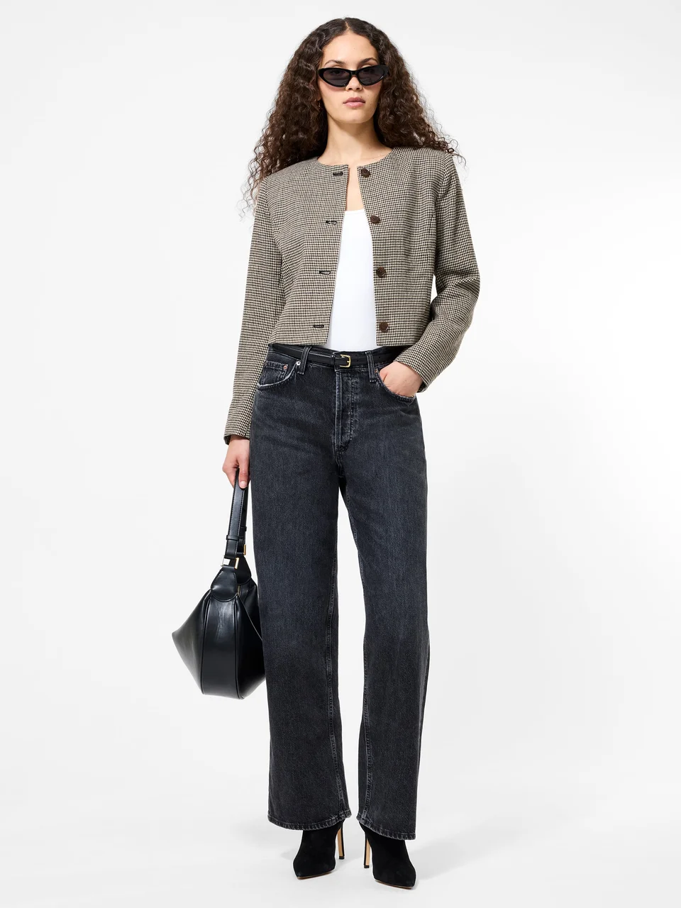 Houndstooth Wool Jacket - Image 3