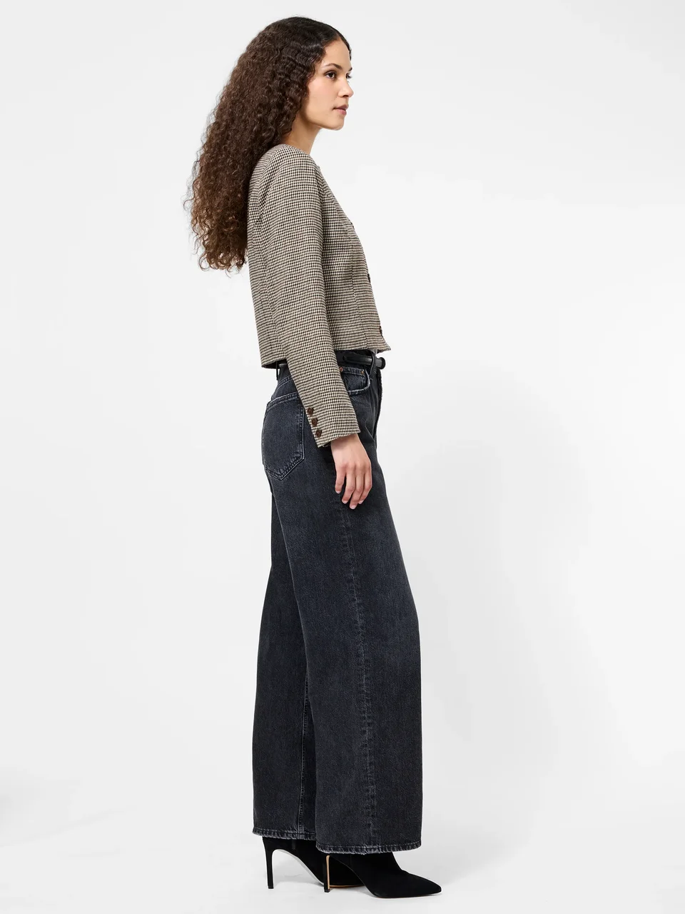 Houndstooth Wool Jacket - Image 4