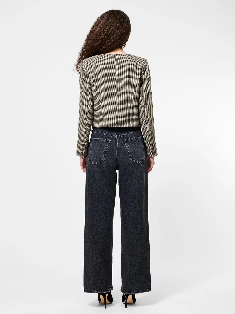 Houndstooth Wool Jacket - Image 5