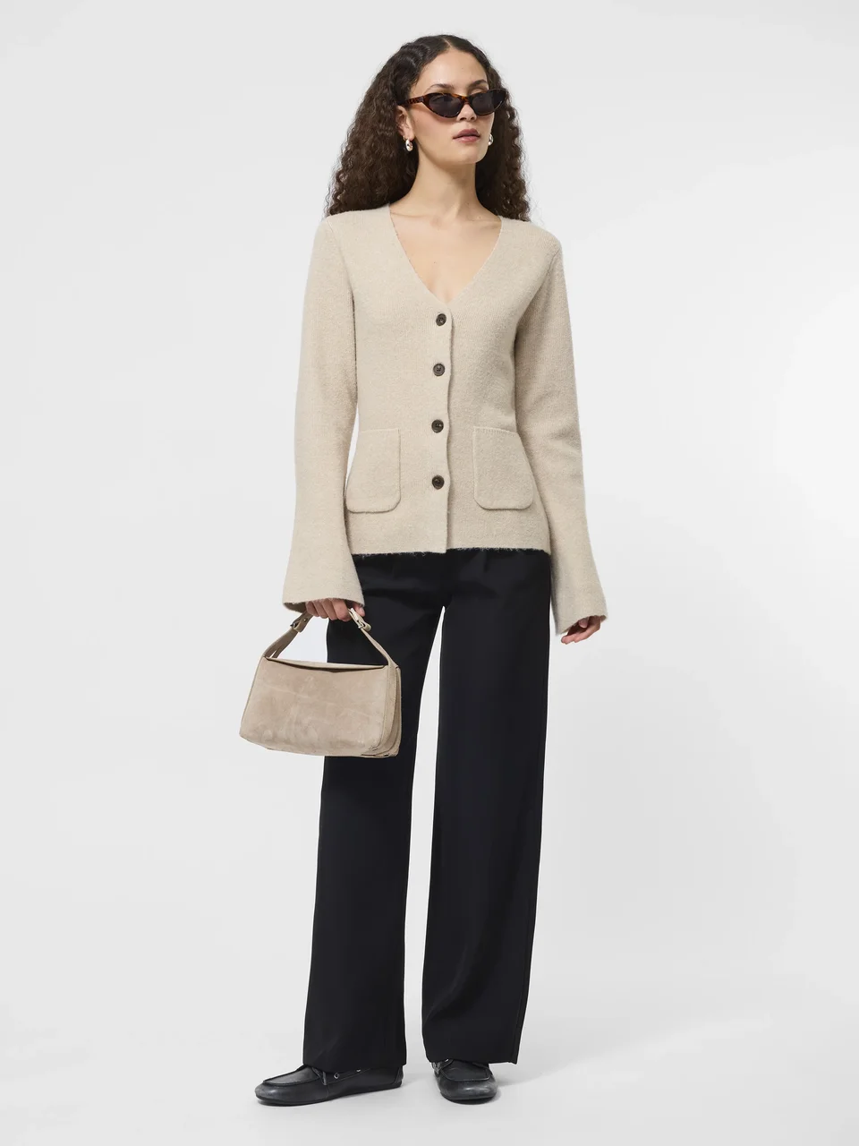 Alternative view of Knit V-Neck Cardigan