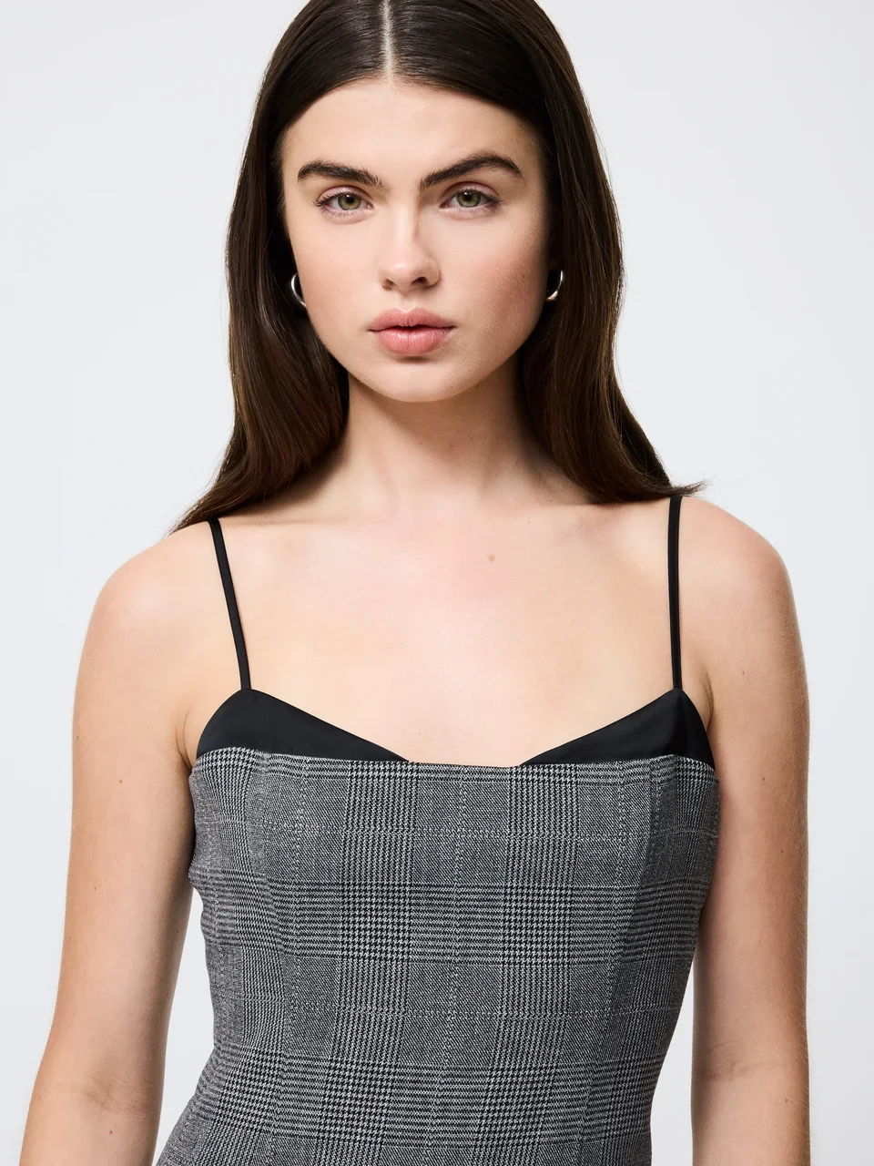 Plaid Peekaboo Mini Dress - Image 3