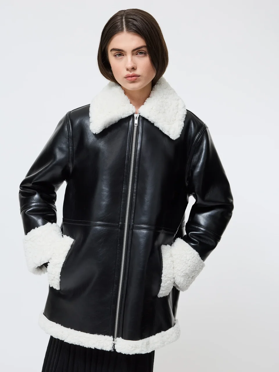 Vegan Shearling Coat